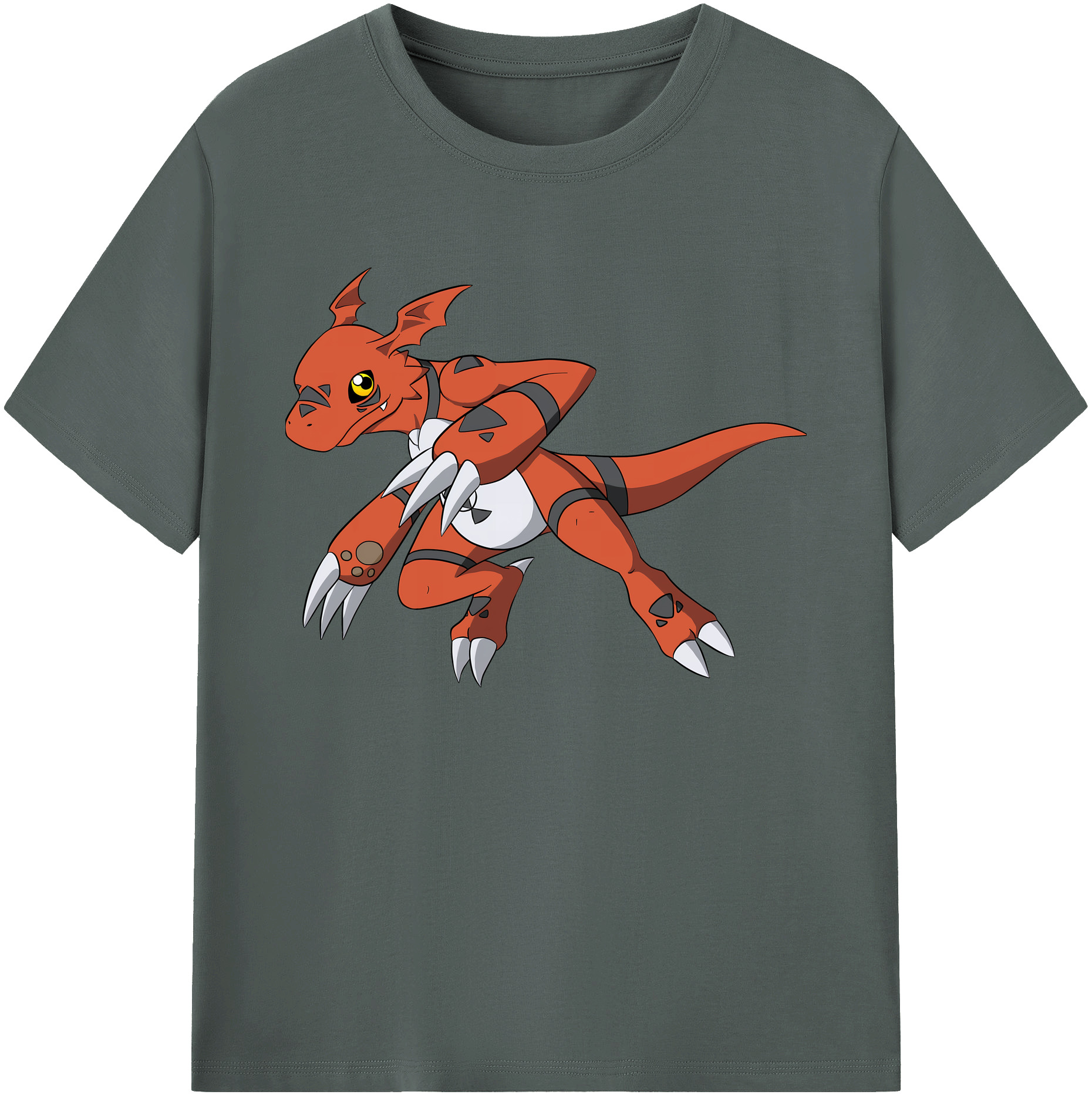 （画像用） Digimon デジタルモンスター/デジモン 綿100％ メンズ半袖Tシャツ｜肌触りやわらか＆通気性